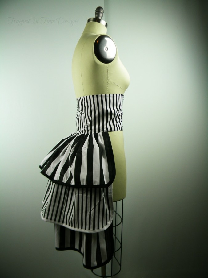 Striped Bustle